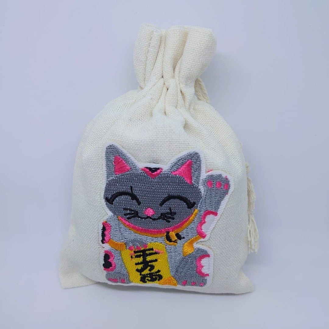 😺招財貓七色乾花香囊💐 (預訂)