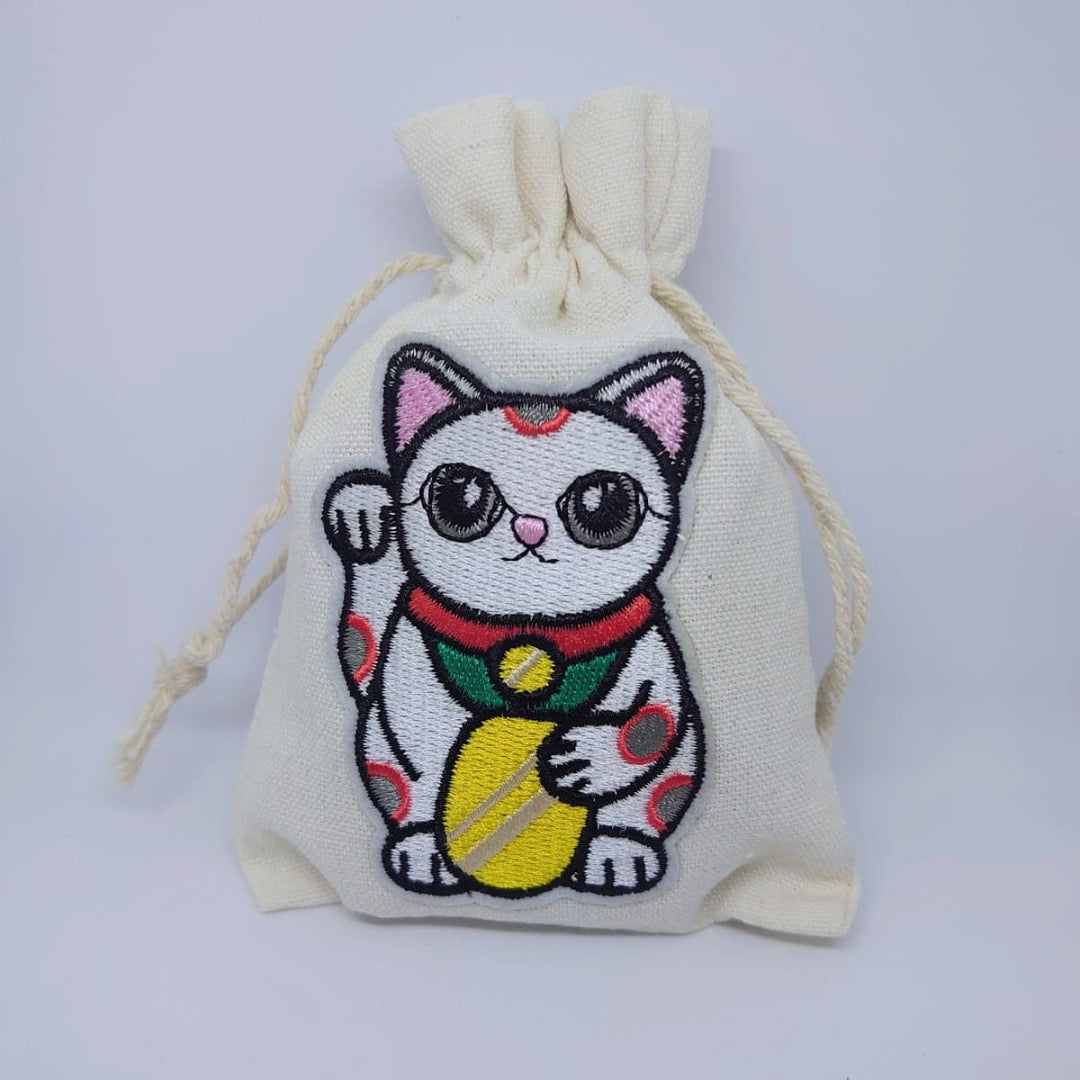 😺招財貓七色乾花香囊💐 (預訂)