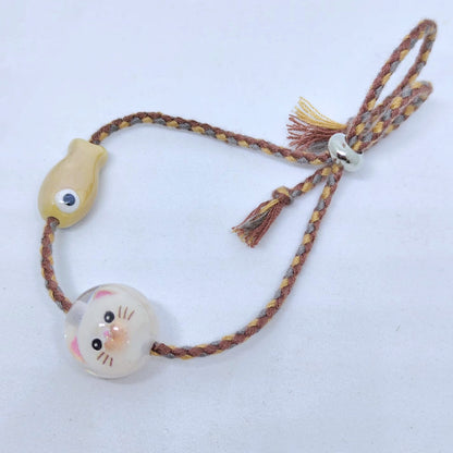 🐱 花貓珠子幸運手繩 🐾