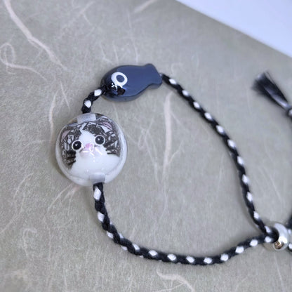 🐱 花貓珠子幸運手繩 🐾