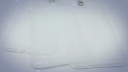 😺水晶串珠貓咪伸縮易拉扣不銹鋼絲圈卡套🏷️